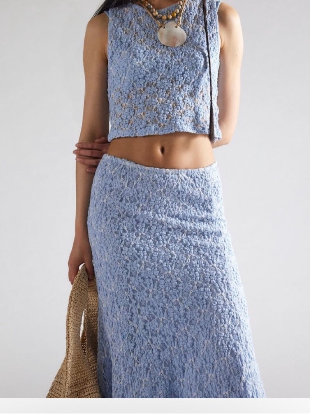 Free People Skirt Set Laney 2 Piece Medium